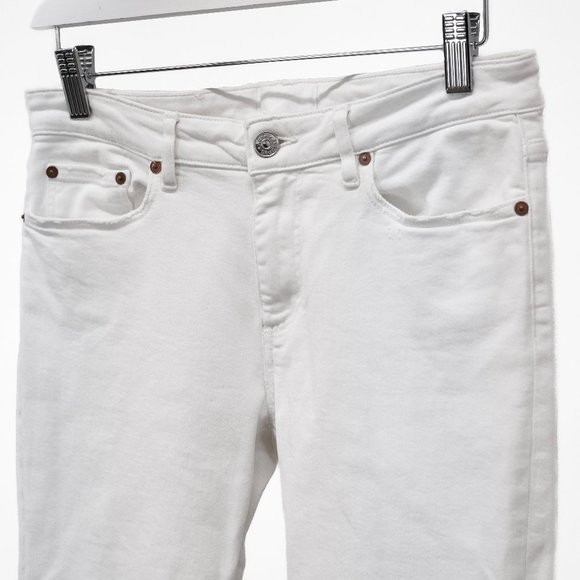 Acne Studios Skin 5 White Vintage Skinny Jeans - Picture 3 of 11